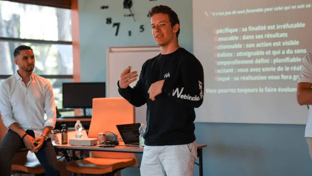Une session en live du programme Liberty Webi