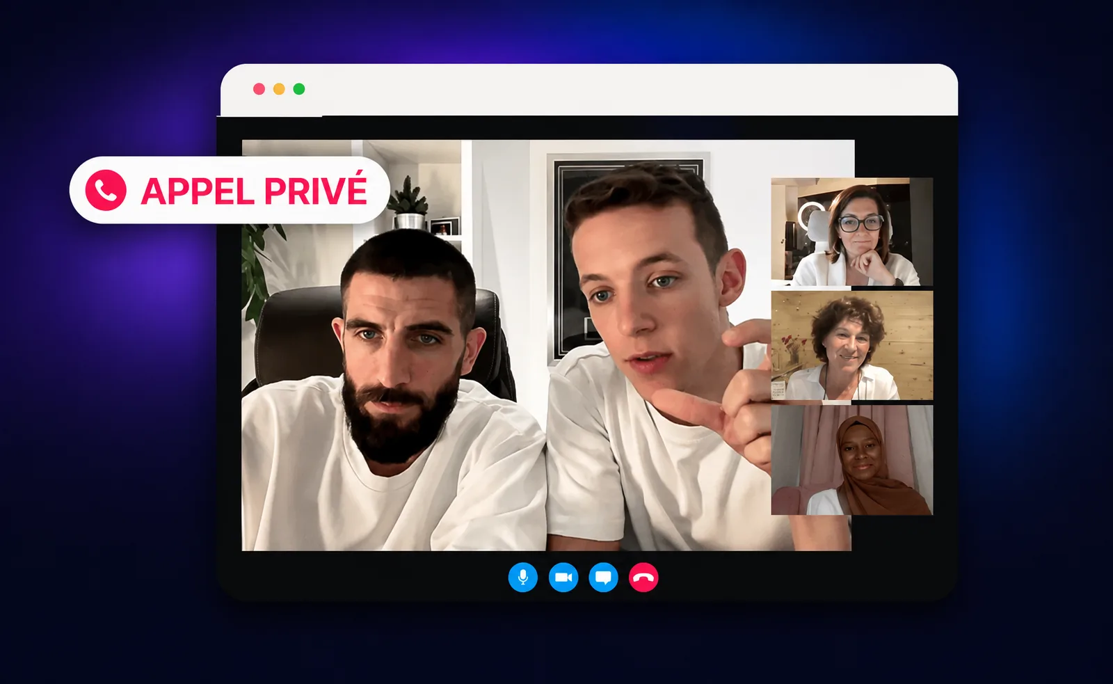 L'appel privé Backstage en visio avec Jean et Jody